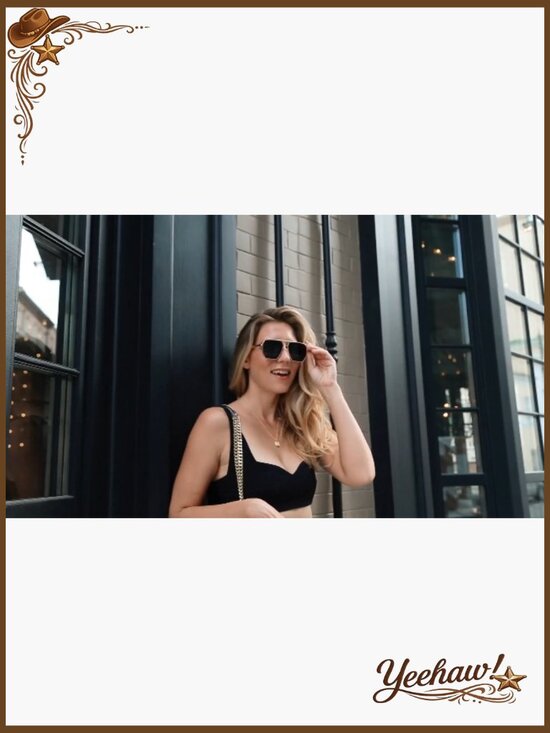 Retro Oversized Square Polarized Sunglasses for Men Women Vintage Shades main image 7